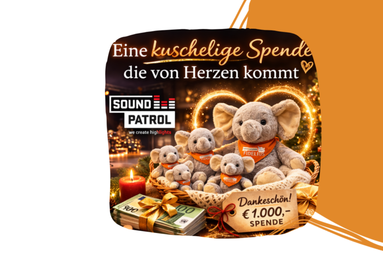 Eine kuschelige Spende, die von Herzen kommt